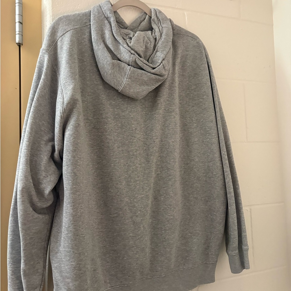 Nike Men's Heather Gray Hoodie - Picture 2 of 3